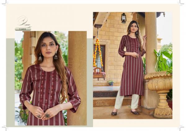 Kalaroop Vespa Rayon Embroidery Designer Kurti collection